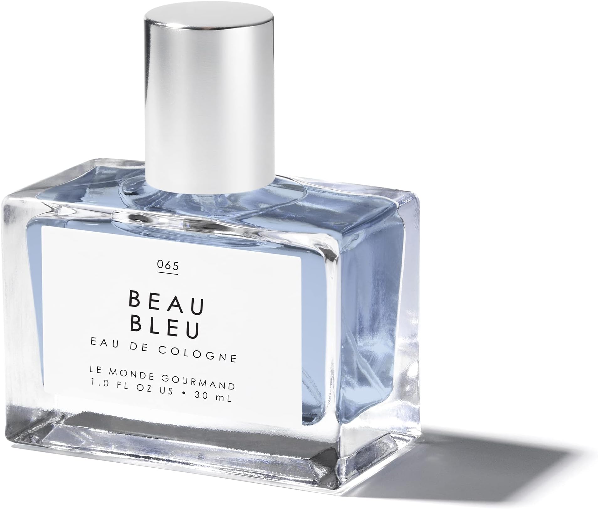 Beau Bleu Eau de Cologne Spray Fragrance for All, Salted Lemon, Violet Leaves & Musk Scent, Vegan & Cruelty Free, 1 fl oz (30 ml)