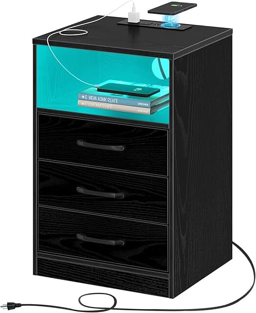 Amazon.ca Nightstands Bedroom Furniture Home & Kitchen