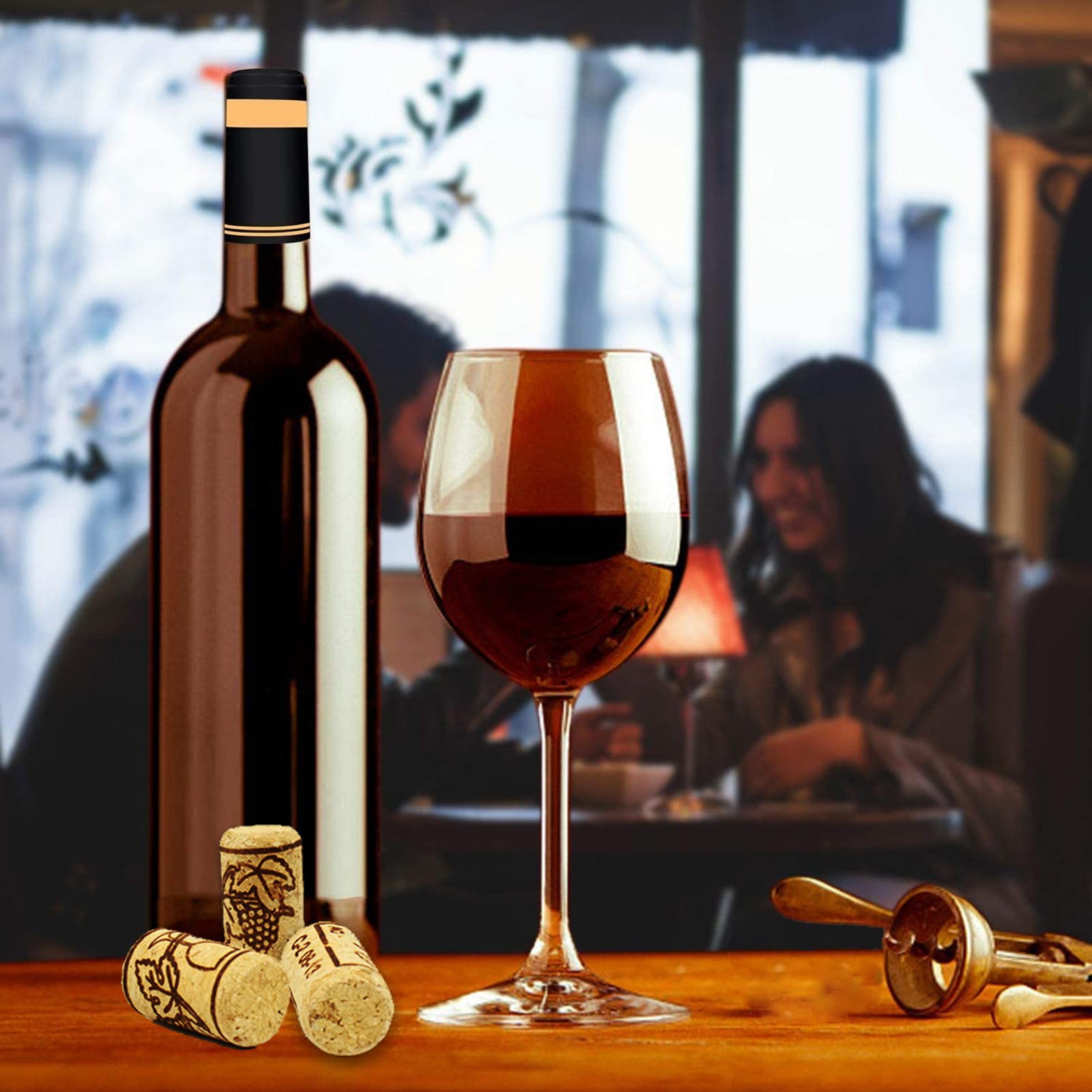 Corchos de Vino (60 Unidades). Corchos de Vino, Botellas y champán para Botellas de Vino, Cerveza y Vidrio. Manualidades. 3,9 × 2,1 cm.