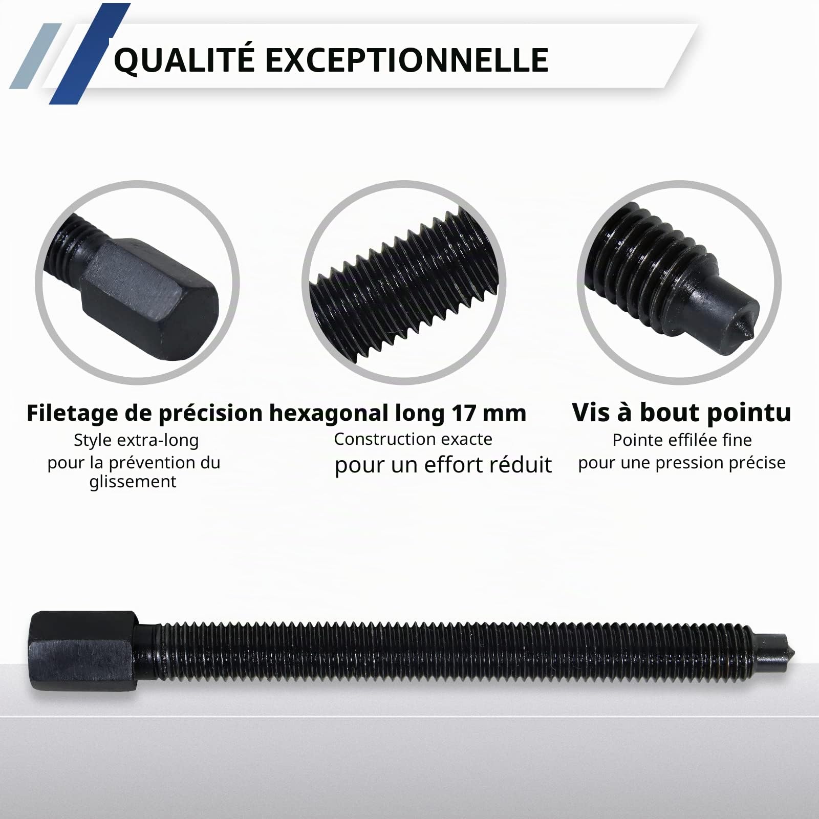 CCLIFE 14 pièces Kit Extracteur de roulement Jeu d'outils extracteur Kit Couteau de séparation, décolleurs d'engrenages et de roulements