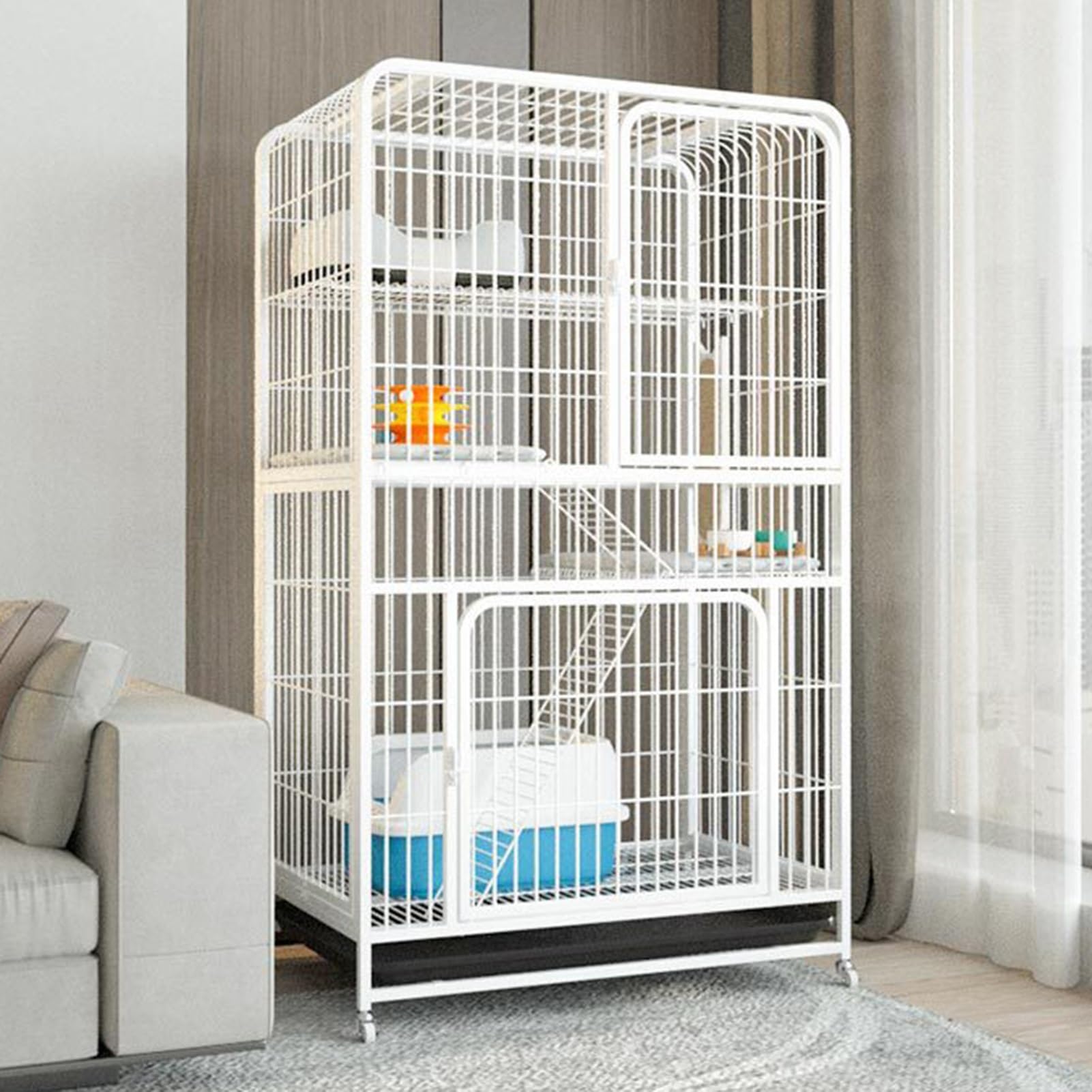 Cage pour chat d'intérieur idéale sur le balcon et la terrasse
