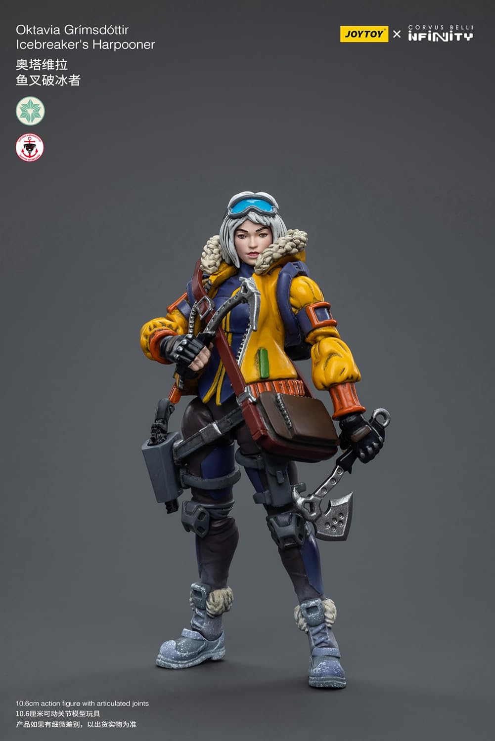 Infinity Corvus Belli Oktavia Grimsdottir Icebreaker's Harpooner 1:18 Scale Action Figure