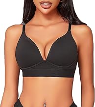 Bras for Women No Underwire Comfort Cotton Bralette Lightly Lined Wireless Bra Sexy V Neck Bralettes for Women