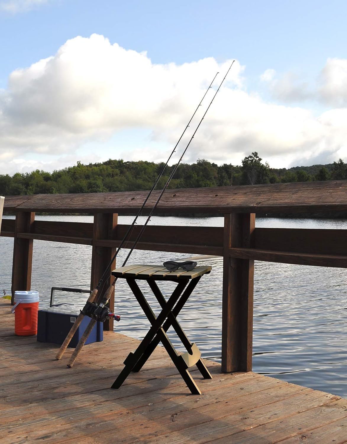 Versatile Style: A Review of the Adams Quik-Fold® Side Table in Earth Brown
