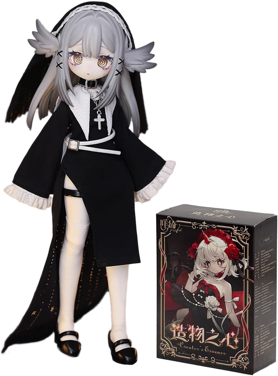 Meki Creators' Essence Series 7 Inches MJD Blind Box 1PC (1 of 7 Possible Styles) Cute Dressing-up Dolls Collectible Figures Birthday Gift for Collectors