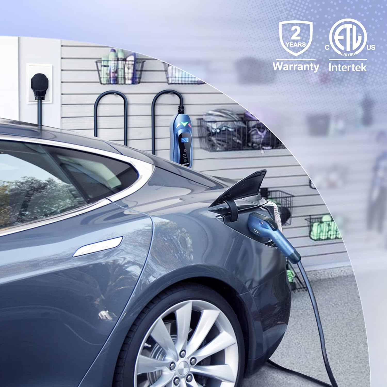 Buy MUSTART Level 2 Portable EV Charger (240 Volt, 25ft Cable, 16/25/32