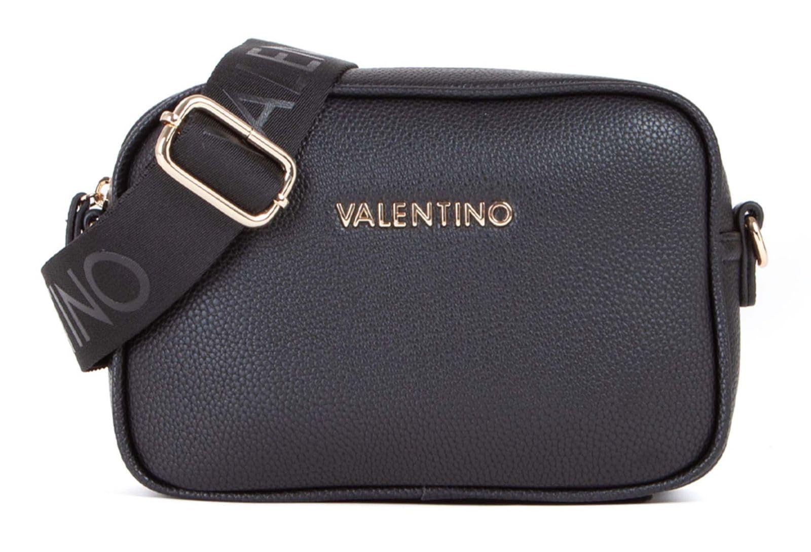 Sac Bandoulière Valentino Never Camera Bag - Couleur 'Avion' Gris - Neuf Avec étiquettes