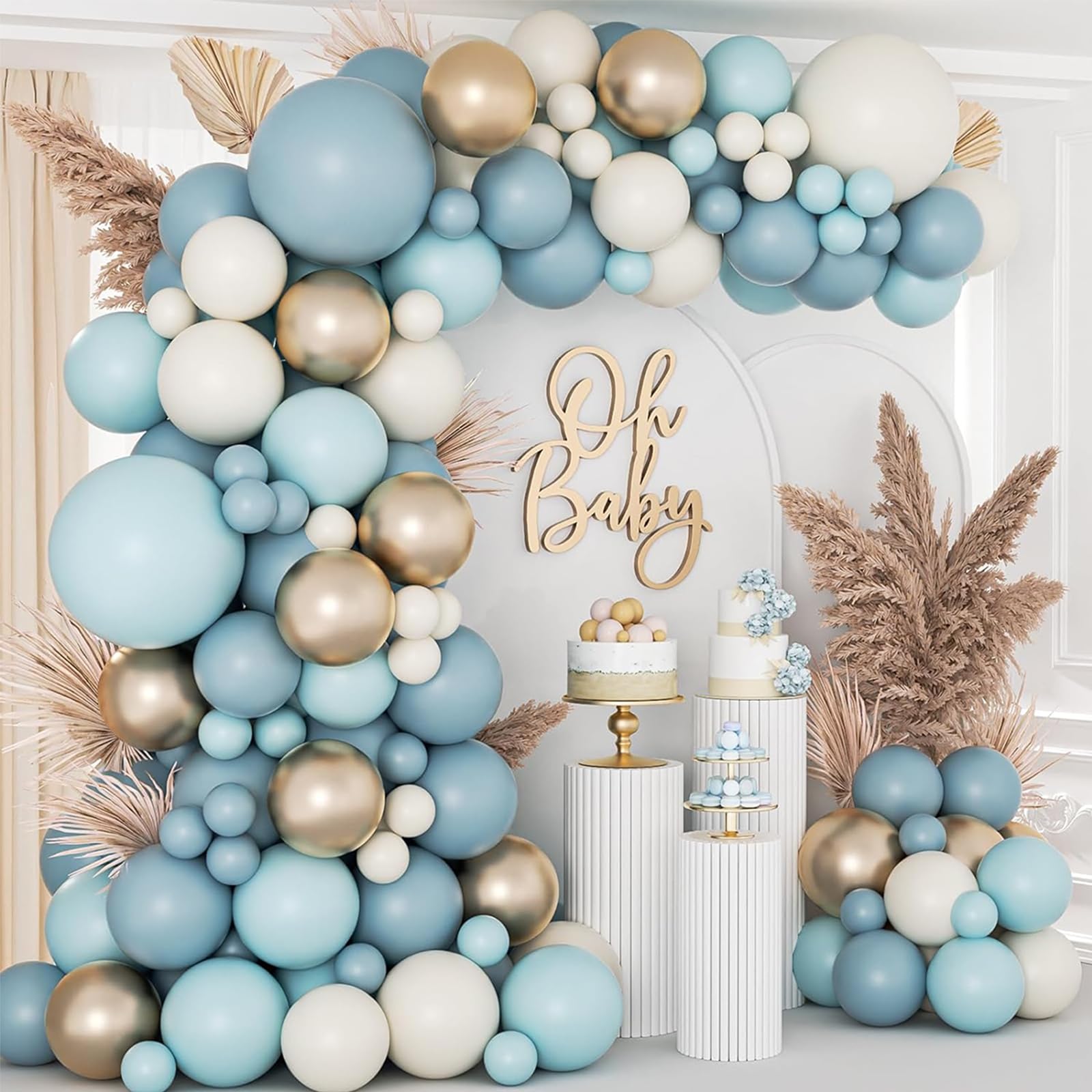 Kit Arco di Palloncini Ispirato a Toy Story con Motivo Mucca, Nuvole Gialle, Rosse, Blu, Verdi e Palloncini in Lattice con Coriandoli| Alibaba. com