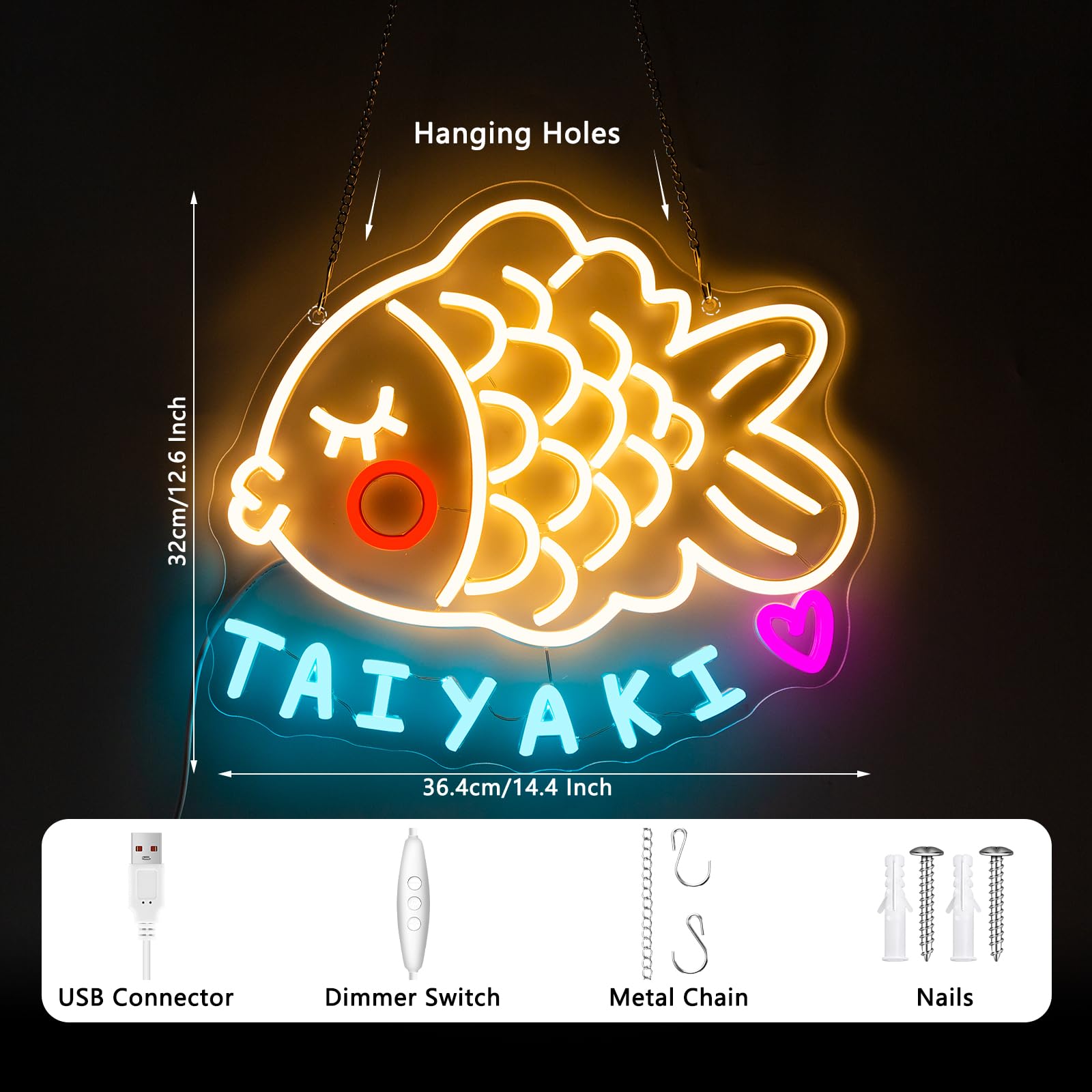 YSUIEC Taiyaki Neon Sign - Image 2