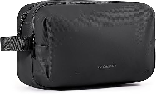 Miniatura 41 de BAGSMART - Bolsa de artículos de aseo personal para hombres, kit de afeitado para viaje, resistente al agua, organizador para accesorios de viaje