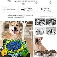 Vista 3 de Alfombrilla de olfateo para perros, esteras de alimentación para mascotas, almohadilla de olfateo para cachorros, juguetes interactivos