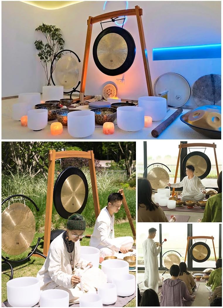 70cm, C-Frame Gong Frame, Gong Rack, It is The Perfect Accessory for Your gong, There are Different Sizes to Choose from, for Sound Healing Therapy, Yoga and Meditation