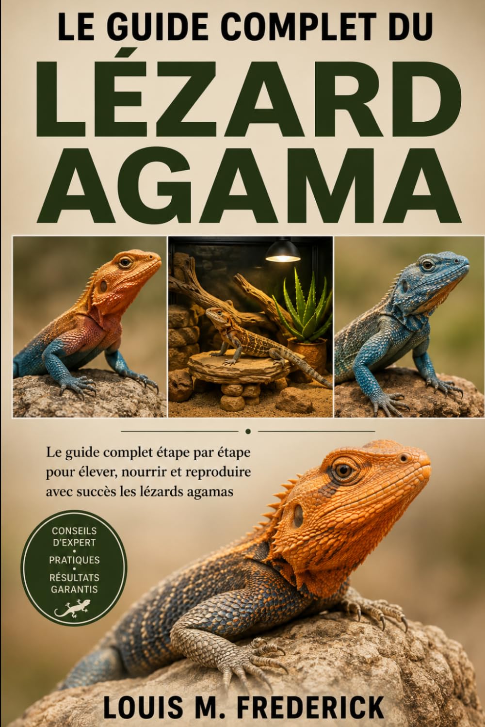 LE GUIDE COMPLET DU LÉZARD AGAMA: Le guide complet étape par étape pour élever, nourrir et reproduire avec succès les lézards agamas