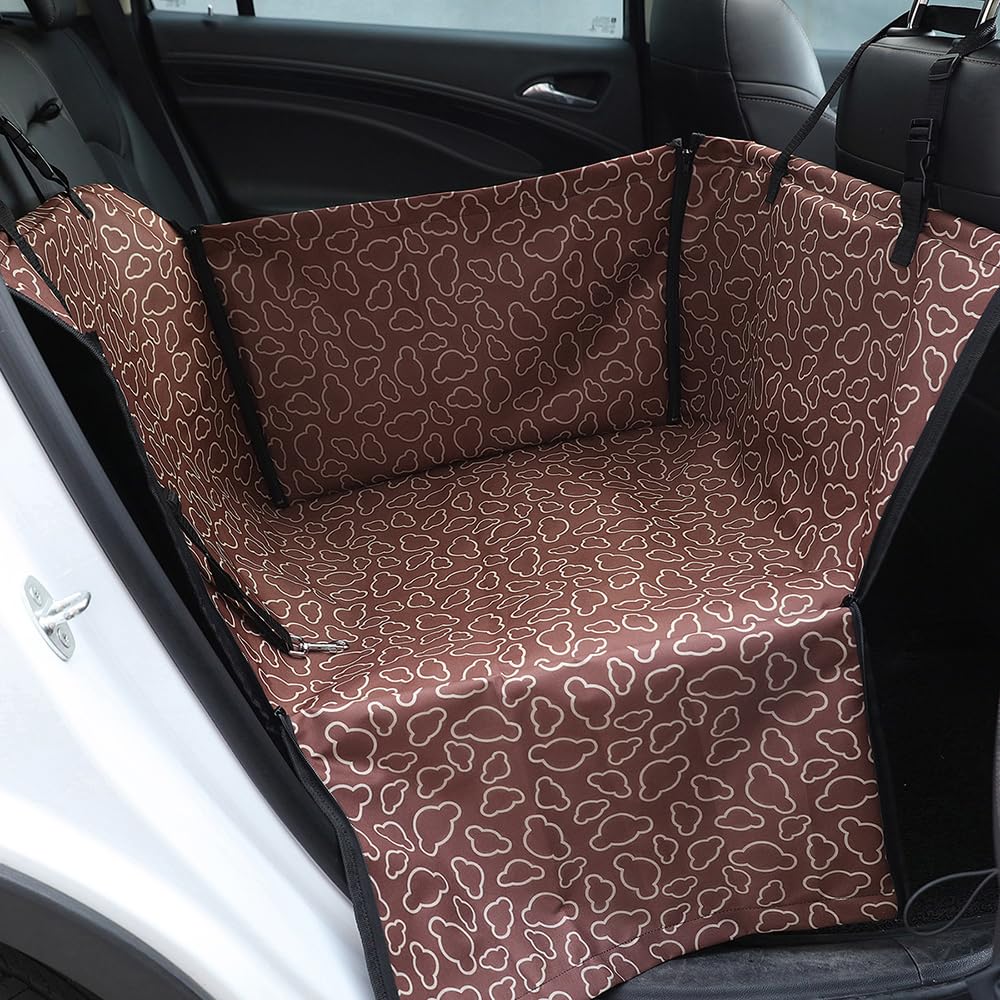 Asiento de coche para mascotas Lexus GX 2024, lavable, portátil, transpirable, con cinturón de seguridad, plegable, adecuado para mascotas de hasta 20 kg, nube de café