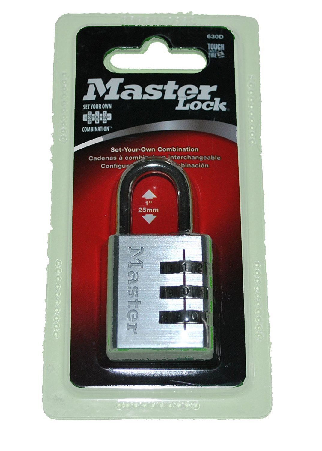 Master Lock Company 630d Lot De 12–1 – 3/7,6 Mm. Cadenas à Combinaison