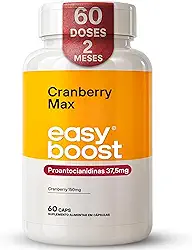 Cranberry Max Easy Boost Proantocianidinas 37,5mg 60 Caps