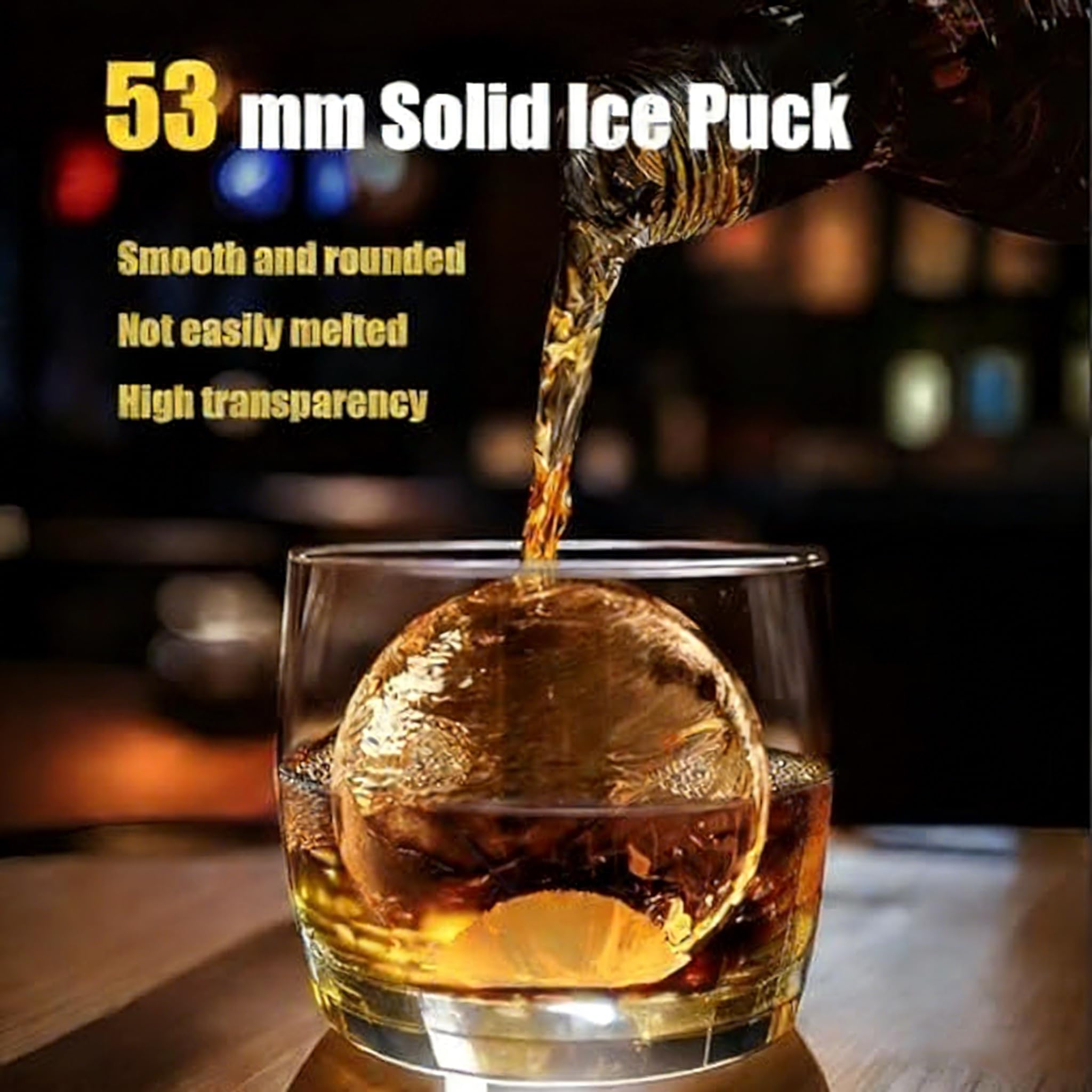 Zoienu Ice Maker, Clear Sphere Ice Machine, Ice Ball Maker, Ice Makers Countertop with Self-Cleaning for Whiskey, Bourbon, Brandy, Rum on Fridge.com
