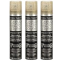 Vista 24 de Jerome Russell Brillo para el cabello y cuerpo en aerosol, plateado, 2.2 oz, paquete de de 1, Plateado