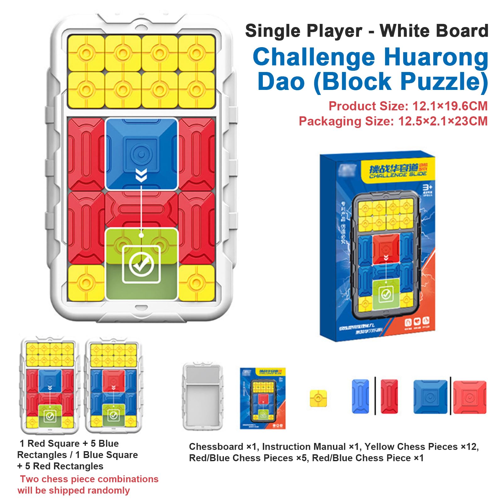 Super Slide Rompicapo Magnetico, 500+ Sfide per Bambini e Adulti, Gioco Educativo STEM per la Logica, Gioco da Viaggio, Regalo per Sviluppare Abilità di Problem Solving