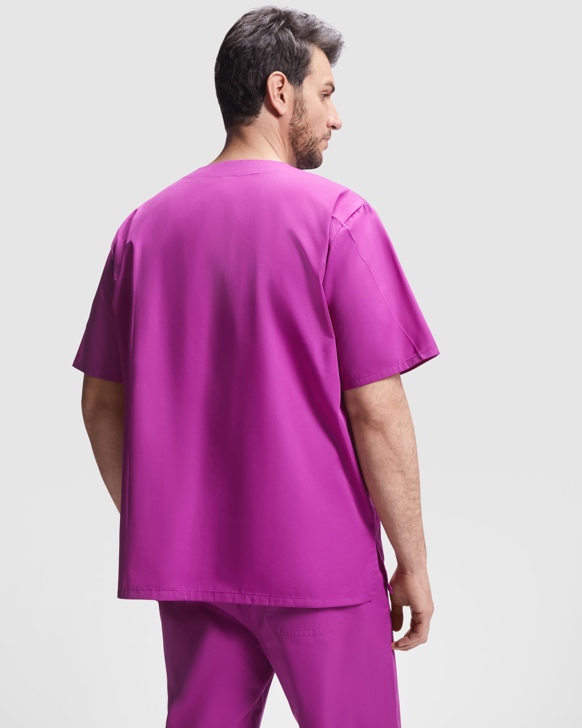 ROLY Uniforme Sanitario Unisex, Casaca Sanitaria, Pijama Sanitario Mujer, Uniforme Limpieza, Ropa de Trabajo, Pijama Enfermera Mujer (FR/ES, Letras, S, Regular, Regular, 4, ROSETÓN 78)