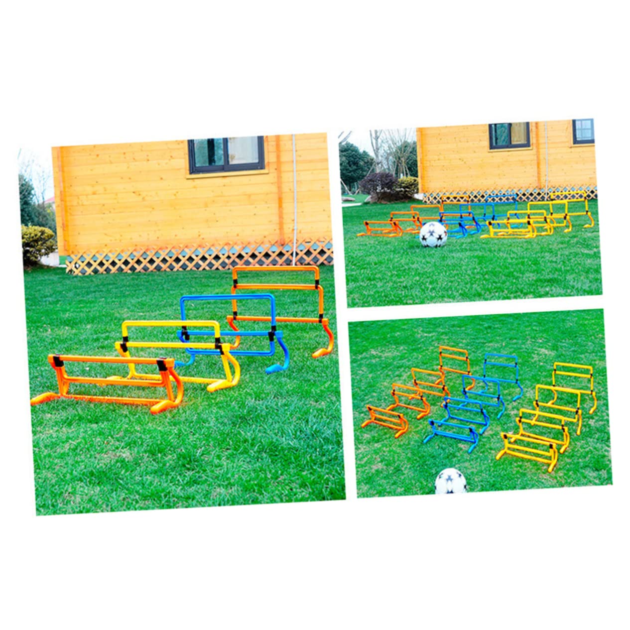 Happyyami 6-tlg. Agility Ringe – Geschwindigkeitstraining Für Fußball, Sport, Beinarbeit & Koordination