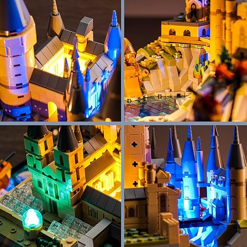 Miniatura 5 de BrickBling Kit de iluminación LED para Lego Castle and Grounds Building Set, versión musical luces compatibles con Lego 76419 - Luces solamente, sin
