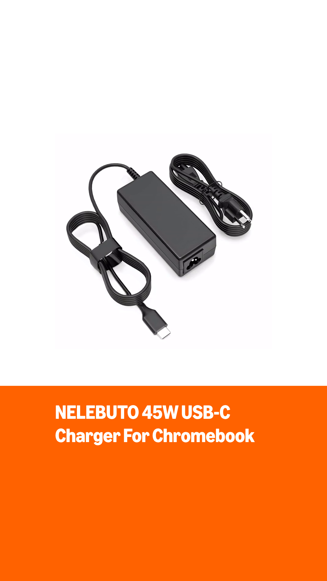 Amazon.com: NELEBUTO 45W USB C Chromebook Charger Compatible with