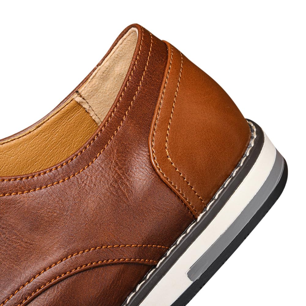 Harssidanzar Los hombres de Plain Toe Oxford Zapatos de vestir de negocios formal Zapatillas de deporte KM308EU