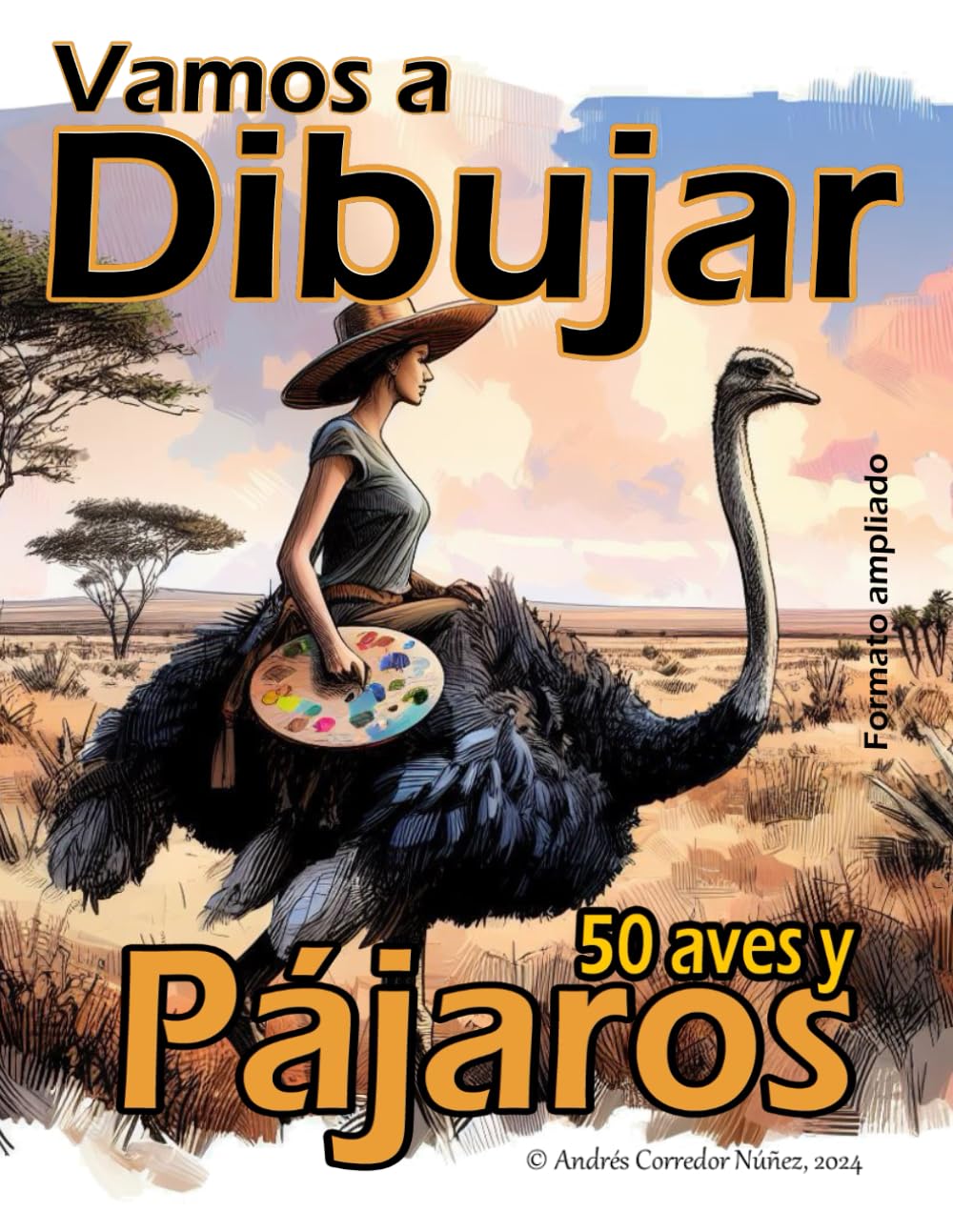 Dessiner les oiseaux livre grand format pour apprendre le dessin nature de loisir