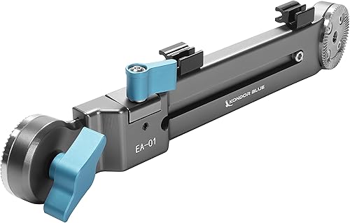 KONDOR BLUE Brazo de extensión de roseta de longitud ajustable ARRI Rosette Shoulder Rig Extensor de empuñadura de cámara RED URSA C500 F5 Alexa