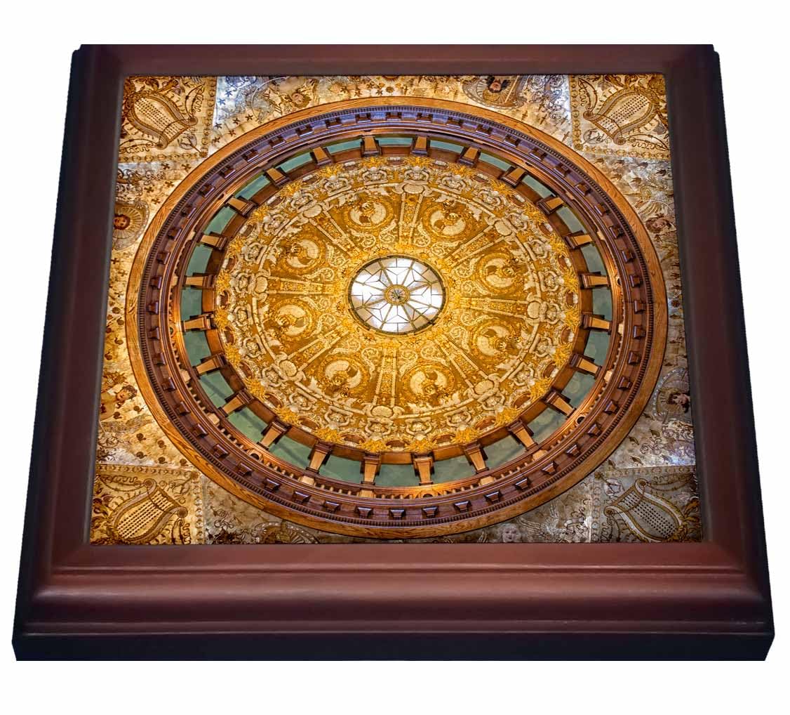 3dRose USA, Florida, St Augustine, Flagler College, Hotel Ponce De Leon Trivet with Ceramic Tile, 8