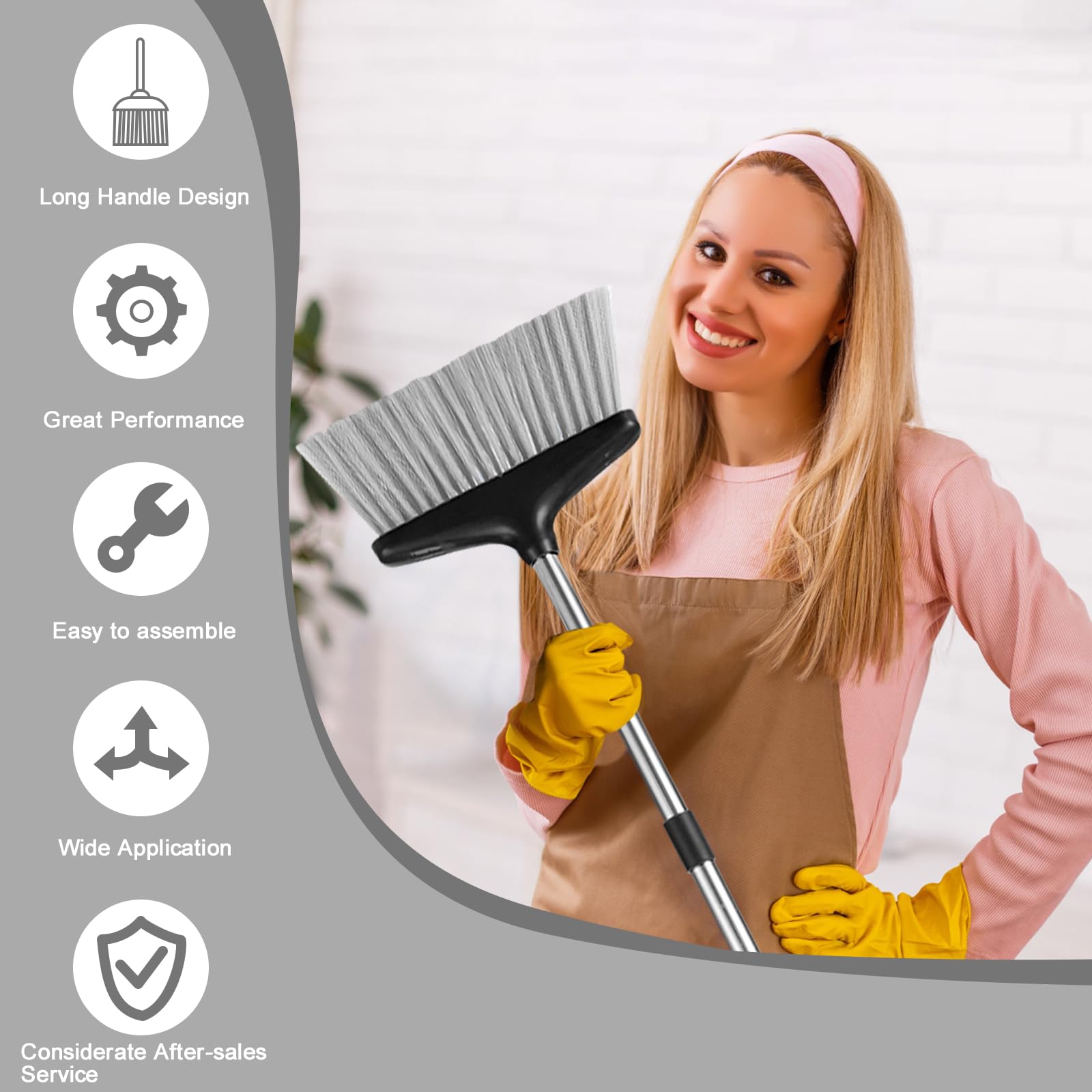 Amazon.co.jp: XXFLOWER ほうきとちりとりセット 家庭用 ほうきと