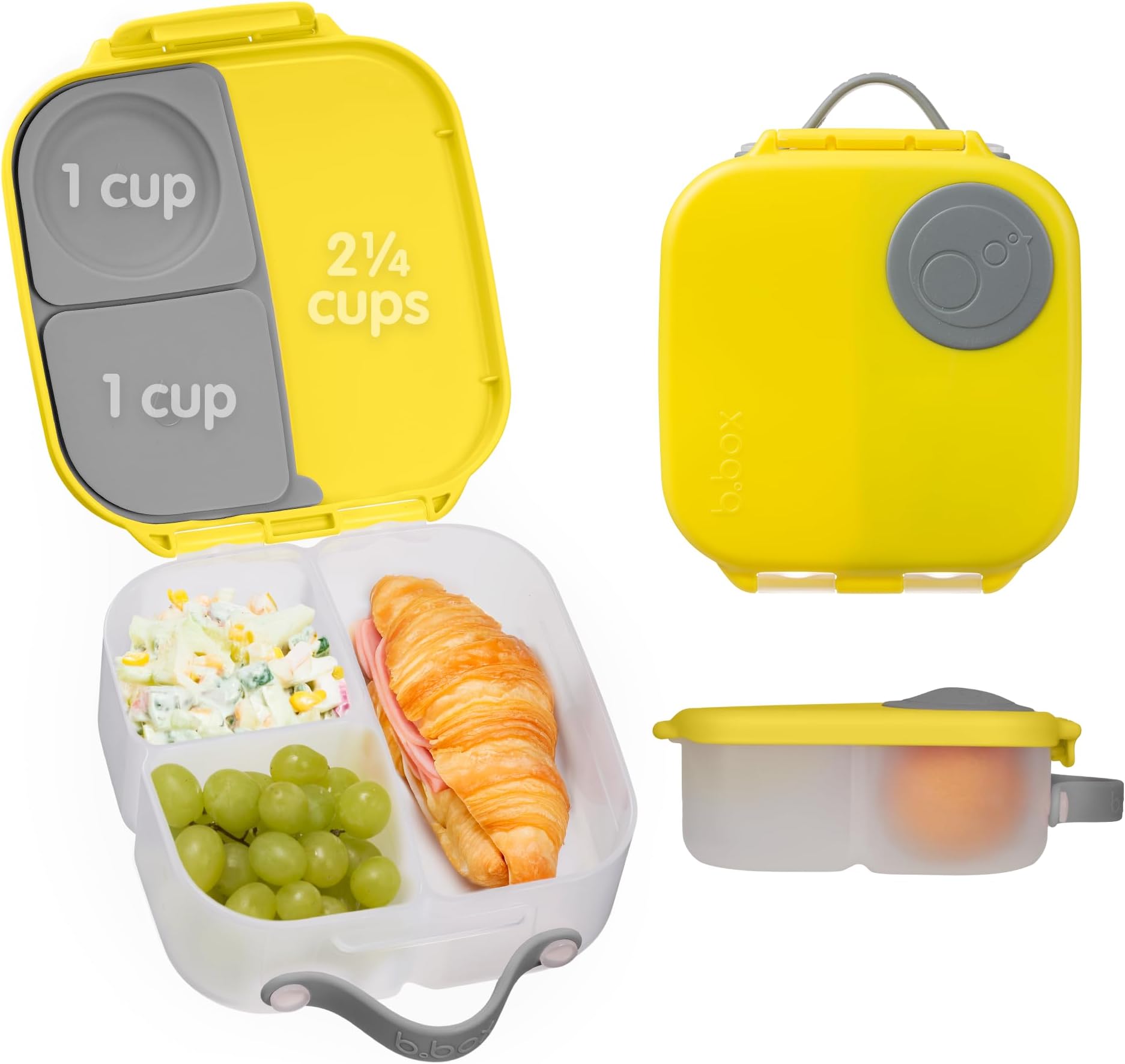 Mini Lunchbox-Lemon Sherbet Yellow Grey(663) (RXZER23)
