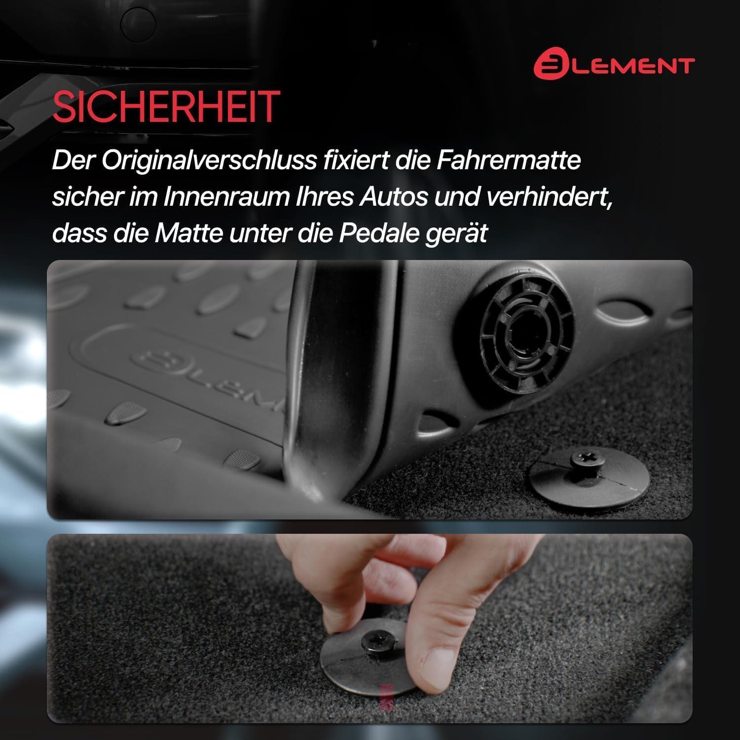 Element Gummimatten Set Für VW T-ROC - 100% Passgenau