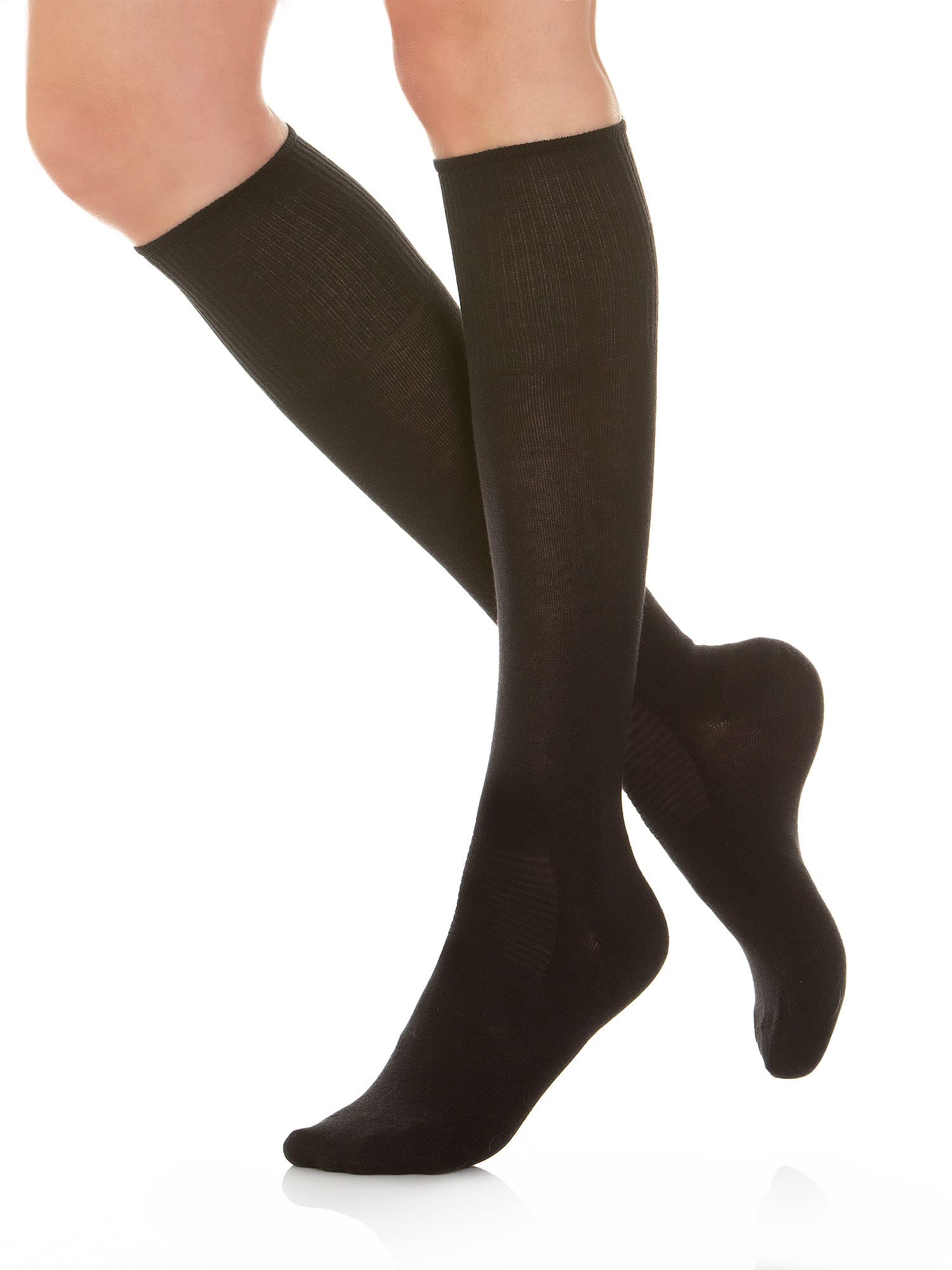 Relaxsan 560L Socken für Diabetiker Herren und Damen, Kniestrümpfe ohne Naht, ohne Gummi, Baumwolle und Crabyon