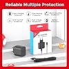 Power Supply for Switch 2 60 W Charger with 1.5 m / 5 ft USB-C Charging Cable Compatible with Nintendo Switch/OLED/Lite/Dock/Pro Controller/Deck Supports 4K TV Mode