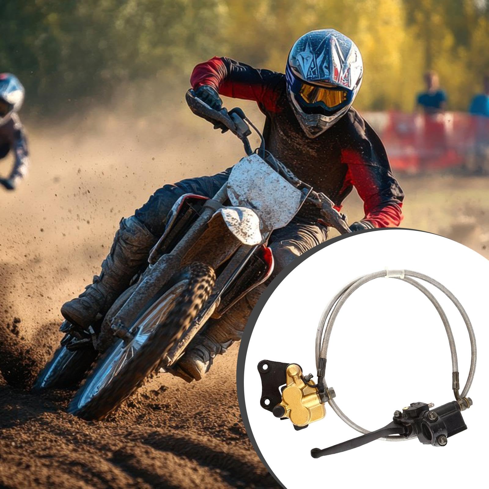 MERIGLARE Vorderradbremse Montage Bremszubehör für 110 125cc Bikes