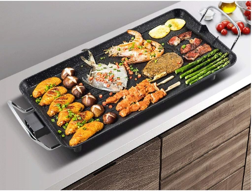 Electric baking pan, partition baking pan, automatic constant temperature, and safety