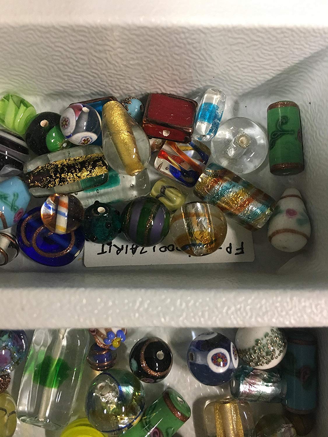 czech LampWork hand made Glass Beads Assorted Random 25 pc mix.