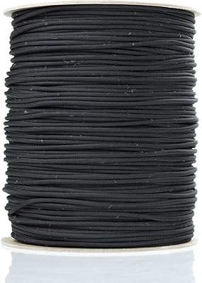Paracord Planet Type III 550 9 Strand Emergency Survival Tinder Fishing Cord â€“ Available in 10, 25, 50, 100, 250, 500, and 1000 Feet â€“ Multiple Colors Available (Black, 25 Feet)