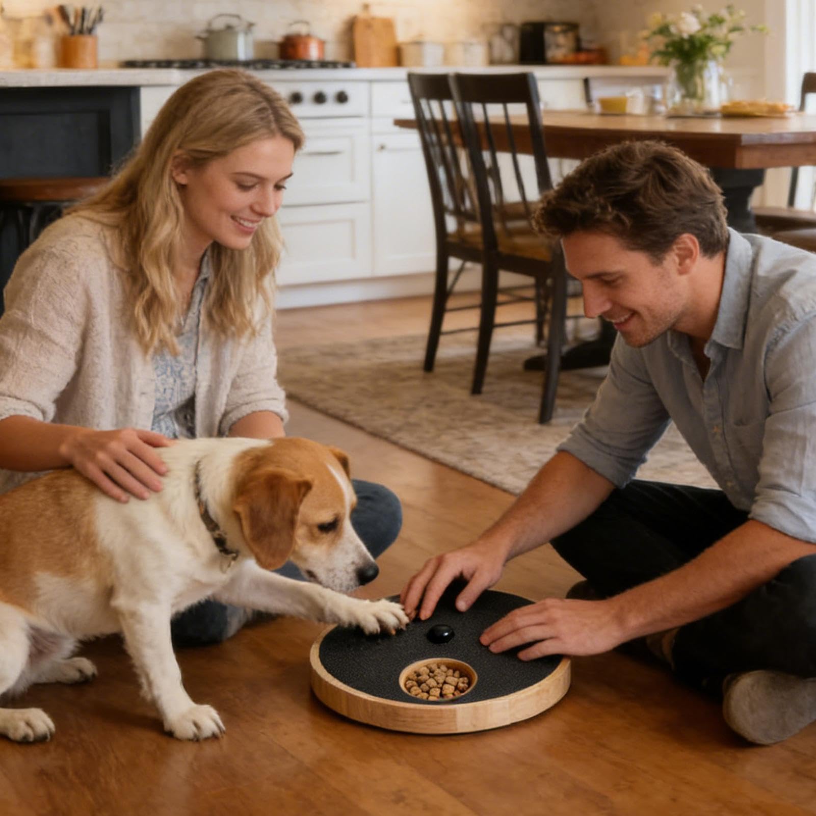 Tagliaunghie per Cani a Rotazione Gadget in legno per arricchimento | per Unghie Cane per Cuccioli Cani Piccoli Medie Balcone Giardino Salotto Camera da