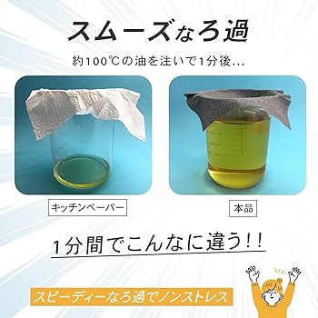 炭ろ過フィルター Amazon.co.jp: コモライフ 活性炭 ろ過フィルター 油キレイ 20枚