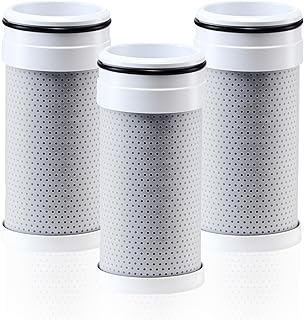 VEVOR Faucet Filter Replacement, 3-Pack Water-Filter Cartridge, 5-Layer High-Efficiency Filtration, 3-Month Value and 317 Gal Lifespan/Filter, Compatible with Models 8807 & 8811 Filtration System