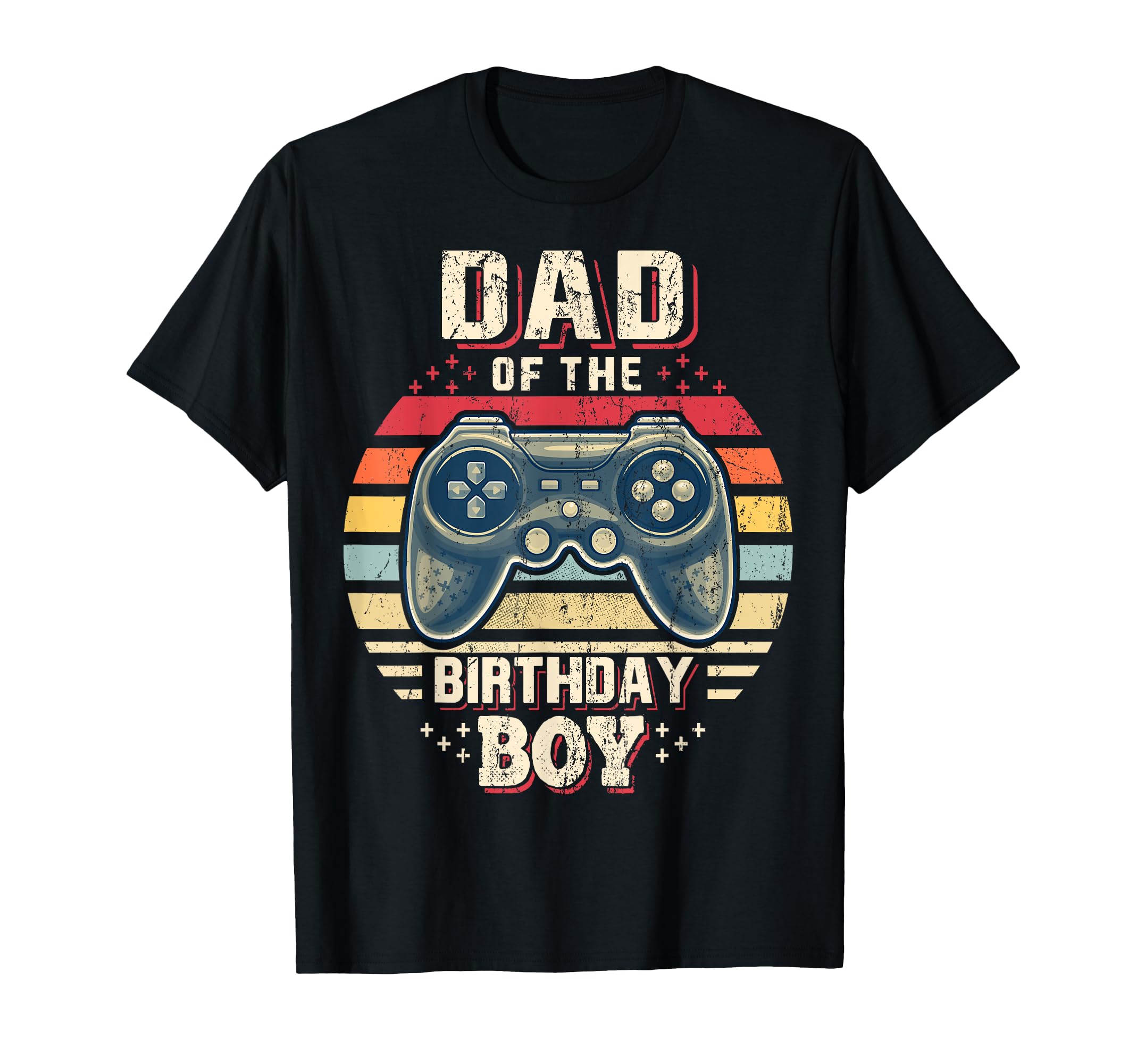 Dad of the Birthday Boy Matching Video Gamer Birthday Party T-Shirt