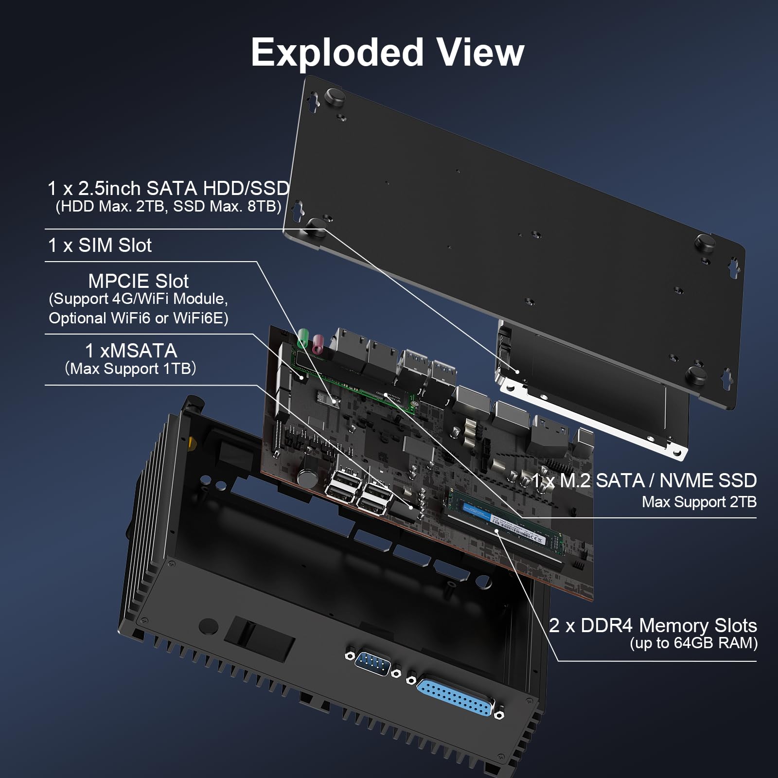 Amazon.com: HISTTON 8th Gen. Intel Core i7 Processors Industrial