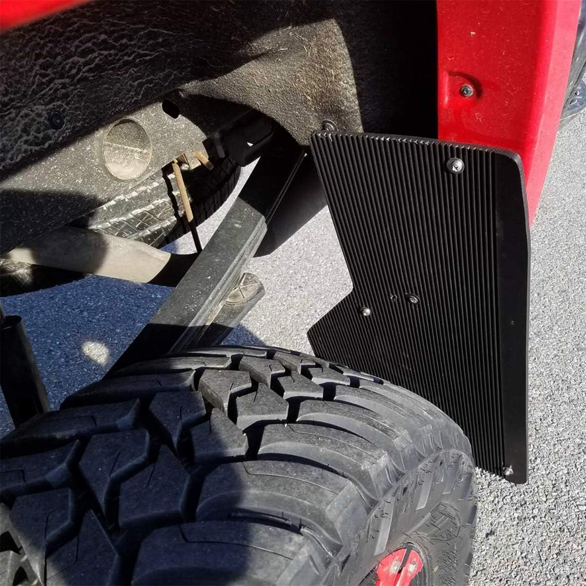 UltimateFlap UF1004 14 Inch Rear Mud Flap with Stainless Steel Weight