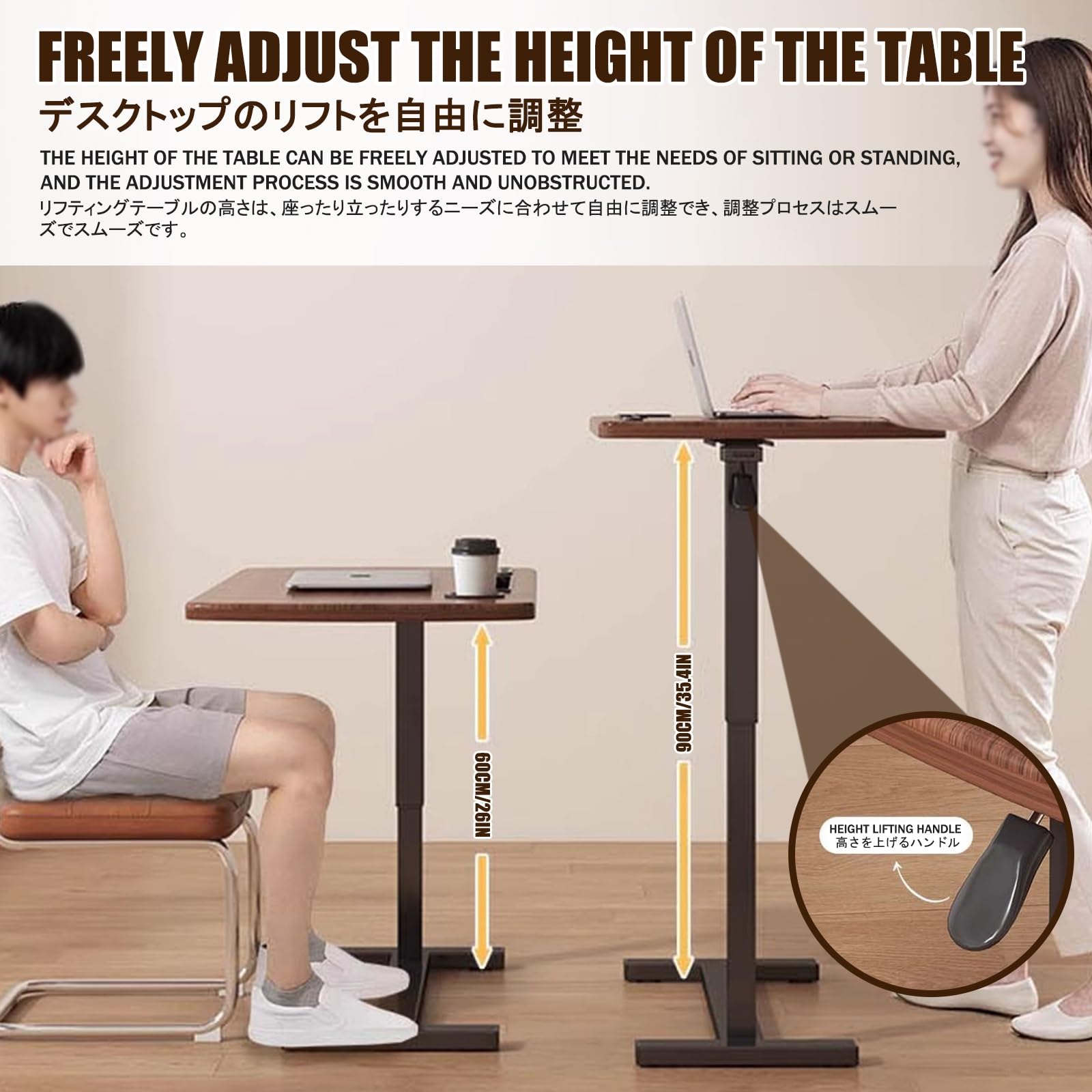 Amazon.com: C-Shaped Side Table,Adjustable Height C Shaped End