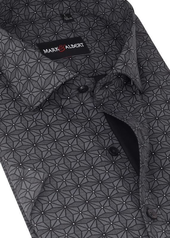 Image of MARK & ALBERT Mens Half Sleeves Printed Shirt
