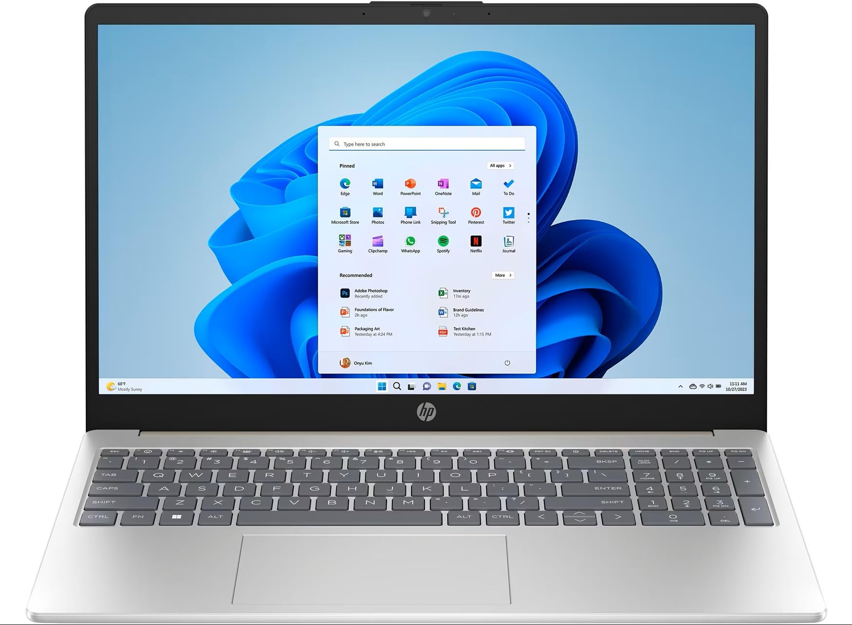 HP 15-fd0073na Intel® i3-N305 8GB 512GB SSD 15.6