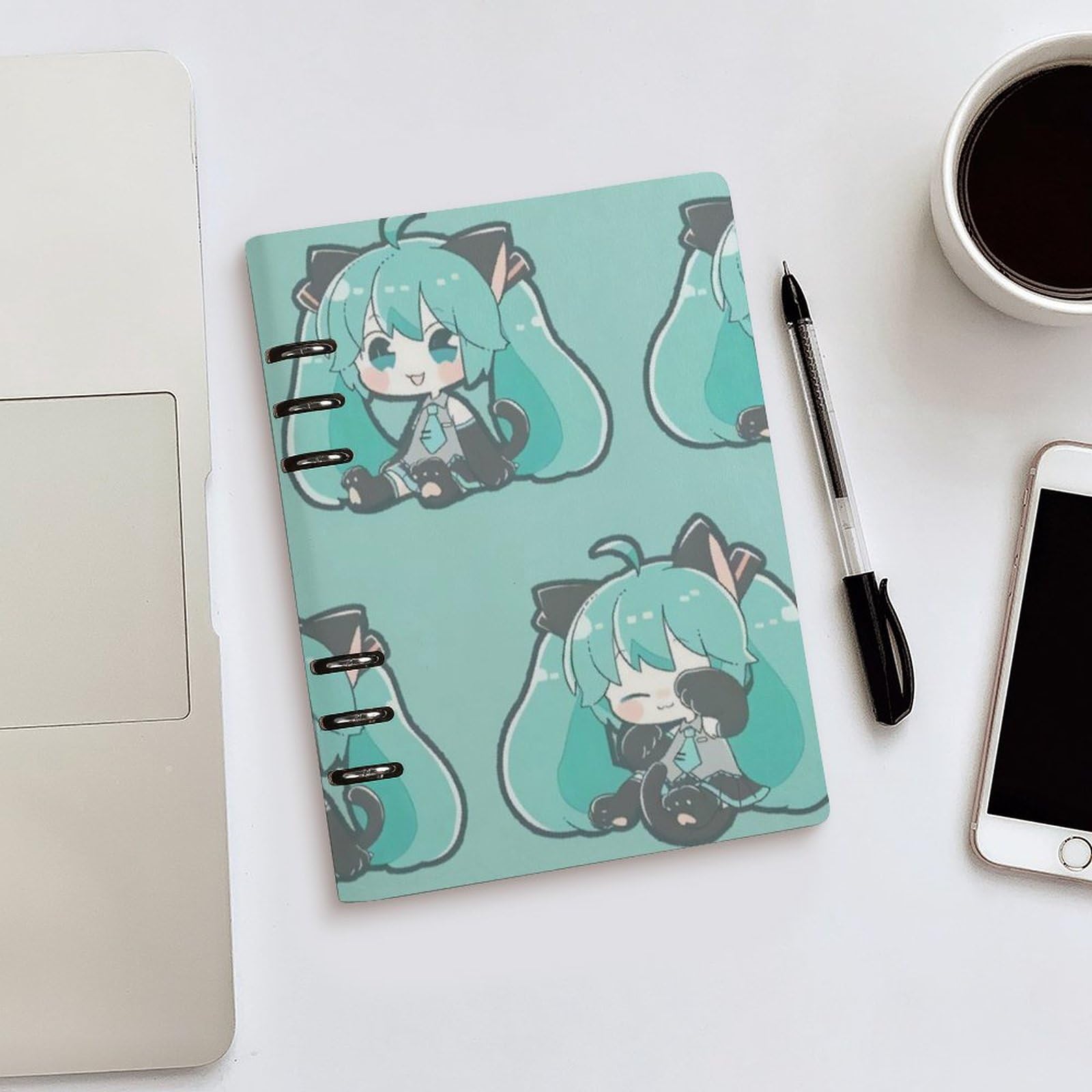 Amazon.co.jp: システム手帳 初音ミク Miku 美少女 萌え A5 6穴 ノート